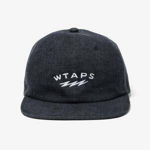 希少★新品本物【黒】★T-6H 01 CAP COTTON DENIM キャップコットン デニム レザー正規店購入 ダブルタップス 入手困難 WTAPS21AW 即日発送