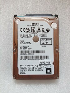 日立 内蔵 HDD 2.5インチ 750GB HTS541075A9E680 HITACHI