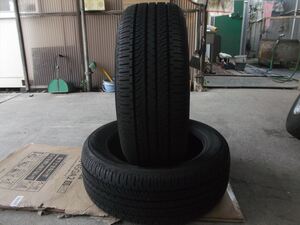 ★ちょい訳アリでもバリ山！ヨコハマ　ジオランダーSUV　G055　225/55R18　タイヤのみ2本！23年製造！デリカ・アウトランダー等【B-815】