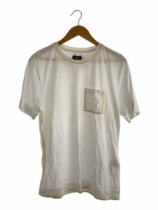 FENDI◆Tシャツ/XS/コットン/WHT/無地/FY1095 AH17