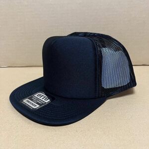 OTTO フラットバイザー メッシュキャップ ブラック 黒 BLACK クロ オットー CAP アメカジ 帽子 ミリタリー USA アメリカ 無地 野球帽