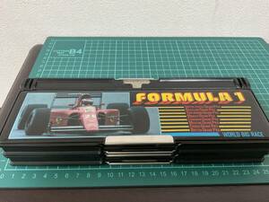 レトロ　フォーミュラ１　Ｆ１　５面マチック　ペンケース　筆箱　1種　中古