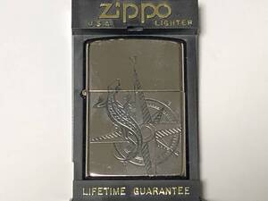 ケース付き ZIPPO ジッポー マルボロ コンパス トカゲ Marlboro ADVENTURE TEAM 1995年製 オイルライター MADE IN USA