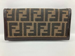 FENDI フェンディ ズッカ柄 二つ折り 長財布 2270 【CFAF4030】