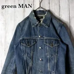 希少！ green MAN グリーンマン ダメージ Gジャン ブルゾン 定番