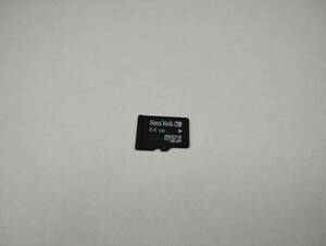 64MB　メガバイト　SanDisk　microSDカード　フォーマット済み　メモリーカード