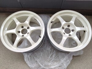 SSR タイプC（SSR TYPE C）　 NSX NA1/NA2 サイズ 17,18インチ １セット　白再塗装品【ジャンク】