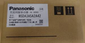 Panasonic MSDA3A5A2A42　ACサーボドライバ パナソニック　未使用品