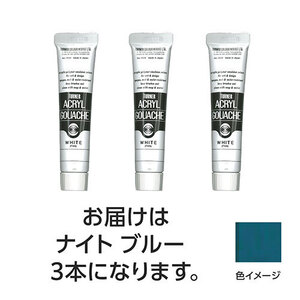 【3本×5セット】 ターナー色彩 アクリルガッシュ 20ml 154ナイトブルー TURNER108484X5 /l