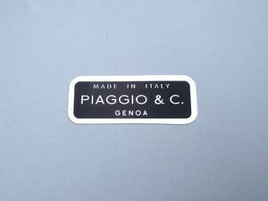 PIAGGIO AND CO. STICKER　旧型 ピアジオ ステッカー　vespa ベスパ　再生産 前　50 s 100 ET 3 P PX 125 200 ヴェスパ チャオ ciao