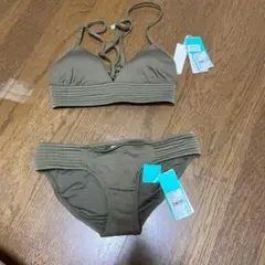 seafolly モス　カーキ　ビキニ　新品未使用　8