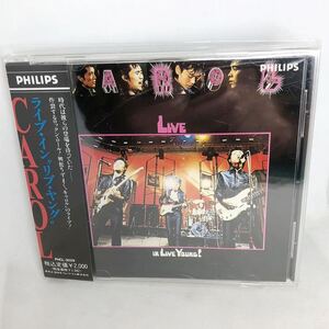 キャロル　『ライヴ・イン　リヴ・ヤング』　全12曲　PHCL3029 1992年盤　1973年実況録音　　TV番組のスペシャル・ライブ