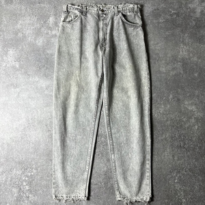 雰囲気系 90s USA製 Levis 550 0261 ケミカルウォッシュ デニム パンツ 35 30 / 90年代 リーバイス アメリカ製 オールド ジーンズ ジーパン