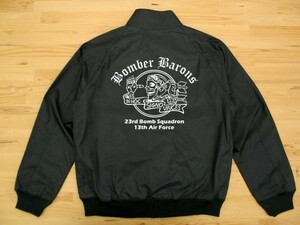 Bomber Barons 黒 スイングトップ 白 4XL フライトジャケット ma-1ミリタリー ボンバーバロンズ U.S. AIR FORCE