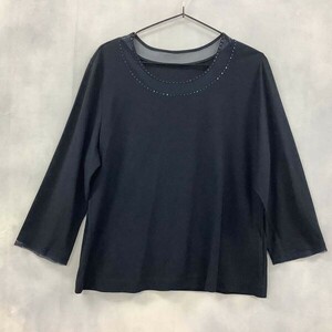 HANAE MORI ハナエモリ カットソー ネイビー系 4 / 小型便OK [PT13876]