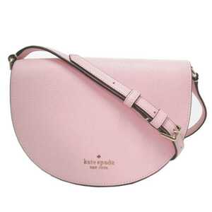 ケイトスペード ショルダーバッグ kate spade ルナ クレセント ペブルドレザー クロスボディ 斜めがけ K8146 100(ピンク系) アウトレット 