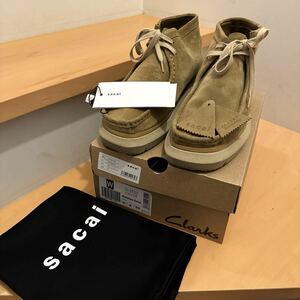 【中古美品】 Sacai x CLARKS サカイ x クラークス 23SS Wallabee ワラビー （サイズ： メンズUS 7 1/2）