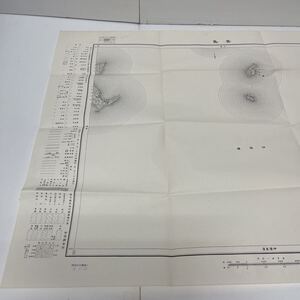 37 古地図 地形図 地理調査所 五万分之一 昭和24年応急修正 昭和32年発行 青島 山口県 愛媛県