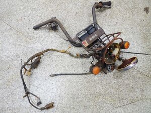 ホンダ ゴリラ フロント周り一式 フロントライト メーター キャリア キーシリンダー ハンドル ホーン 6v Z50J 検)モンキー ジャンク