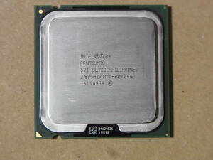 ■Intel Pentium4 521 SL9CG 2.80GHz/1M/800/04A Prescott LGA775 HT対応 (Ci0706)
