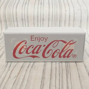 f002 A2 非売品 ドウシシャ コカ・コーラ スピーカー Coca-Cola ノベルティ ホワイト ロゴ 現状