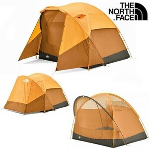 1円～!売切!【正規新品】THE NORTH FACE WAWONA 4-PERSON ワオナ テント US限定 日本未発売 キャンプ レジャー(4人用)オレンジ 190308-175