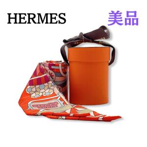 エルメス ツイリー HERMES SCARF ODYSSEY スカーフ 紙タグ付