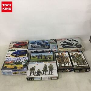 1円〜 タミヤ 他 1/12 スズキHayabusa 1300 GSX 1300R アオシマ 1/32 ザ・スナップ キット 頭文字D 啓介のFD 等