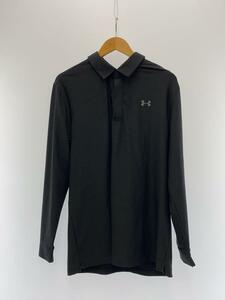 UNDER ARMOUR◆ポロシャツ/-/ポリエステル/BLK/MGF3471