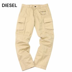 DIESEL ディーゼル A01681-P-COR 通年 テーパード カーゴ パンツ Sz.28　メンズ ベージュ　I4B01442_7#R