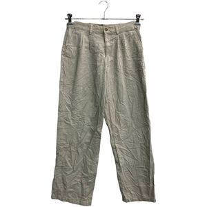 DOCKERS チノパン W29 ドッカーズ タックパンツ レディース ベージュ 古着卸 アメリカ仕入 2302-302