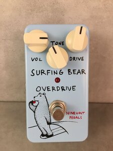 A12241◇アニマルペダル オーバードライブ OVERDRIVE SURFING BEAR NINEVOLT PEDALS ナインボルト【保証あり】241126