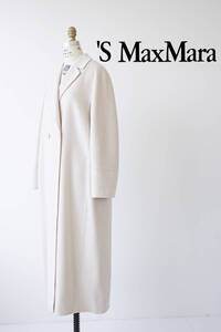 S Max Mara エスマックスマーラ ウール ロングコート size 42 1207181