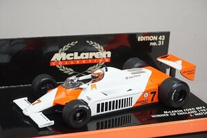 ミニチャンプス PMA 1/43 McLarenFord マクラーレンフォード MP4 イングランドGP優勝 J.ワトソン 1981 #7 530814307