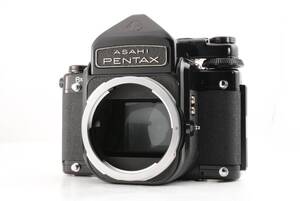 動作品 ペンタックス PENTAX ASAHI 6x7 67 後期 ミラーアップモデル ボディ TTLファインダー バケペン 中判フィルムカメラ 管K9049