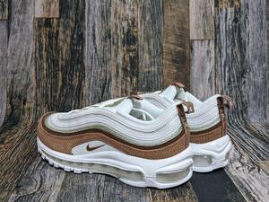 最後 24.5cm NIKE AIR MAX 97 SE 検 ナイキ エアマックス 本革 タン/キャメル/ライトブラウン/モカ/ホワイト/白 90 95 98 US7.5