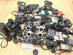 【まとめ】カメラ・レンズ等ジャンクまとめ フィルムカメラ デジカメ ビデオカメラ Canon Nikon Pentax Minolta等 #73