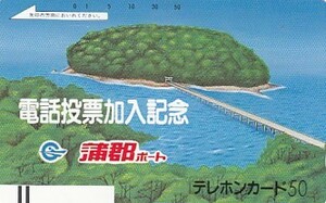 ●蒲郡ボート　電話投票加入記念110-4044テレカ