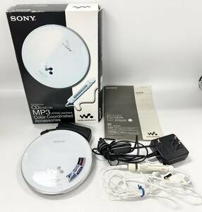 【10A23】1円スタート SONY CD D-NE730 CD Walkman MP3 ATRAC playback ウォークマン 説明書 箱付き