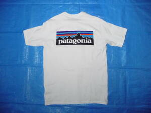 ◆良品◆patagonia / パタゴニア◆メンズ P-6 ロゴ レスポンシビリティー◆Tシャツ◆XSサイズ◆ホワイト◆品番38504◆