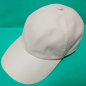 中古 美品 SENSE OF GRACE（センスオブグレース）FK SUEDE BB CAP フェイクスェード BBキャップ ベージュ柄 ベースボールキャップ 野球帽