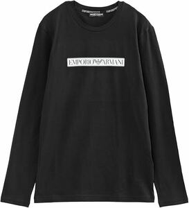 エンポリオアルマーニ　ロンT インナーTシャツ　アルマーニ　Mサイズ　EMPORIO ARMANI ベーシックモデル　黒　クルーネック　長袖