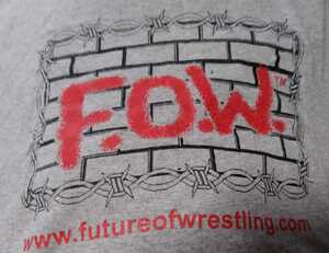 F.O.W. デスマッチ　プロレス　Tシャツ　Future of Wrestling　　CZW ECW