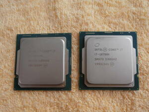 ★★ 　　Intel i7 10700K SRH72 3.80GHZ ★★ 　2個（１セット） ★★　　 