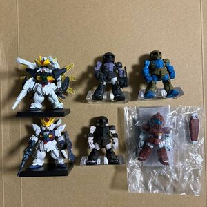 1円〜 6体 旧ザク ザクI ジムキャノン ガンダムX など FW CONVERGE GUNDAM ガンダム コンバージ フィギュア バンダイ 大量 まとめ セット