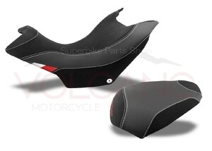 DUCATI MULTISTRADA 1200 / 1260 ENDURO 2015～2020年式用 VOLCANO イタリア高級本革使用 シートカバー SEAT COVER