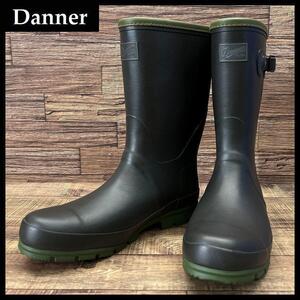 ◆ 廃盤 完売品 新品未使用 保管品 Danner ダナー D123035 TUMALO トゥマロ 長靴 天然 ゴム ラバー レイン ブーツ ダークブラウン 27.0 ①