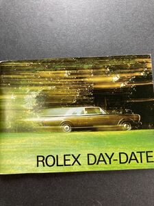 1985年 eng デイデイト 冊子 ロレックス ROLEX DAY-DATE booklet カタログ catalog 18239BIC 18238 トリドール TRIDOR gold 金無垢