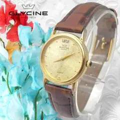 Ⴤ787✼正規品ꕤ GLYCINE グリシン 腕時計 2Pダイヤ ゴールド