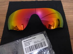 処分価格！！！★オークリー レーダーロックパス用 カスタム偏光レンズ　RadarLock Path MIDNIGHT SUN Color Polarized★ 